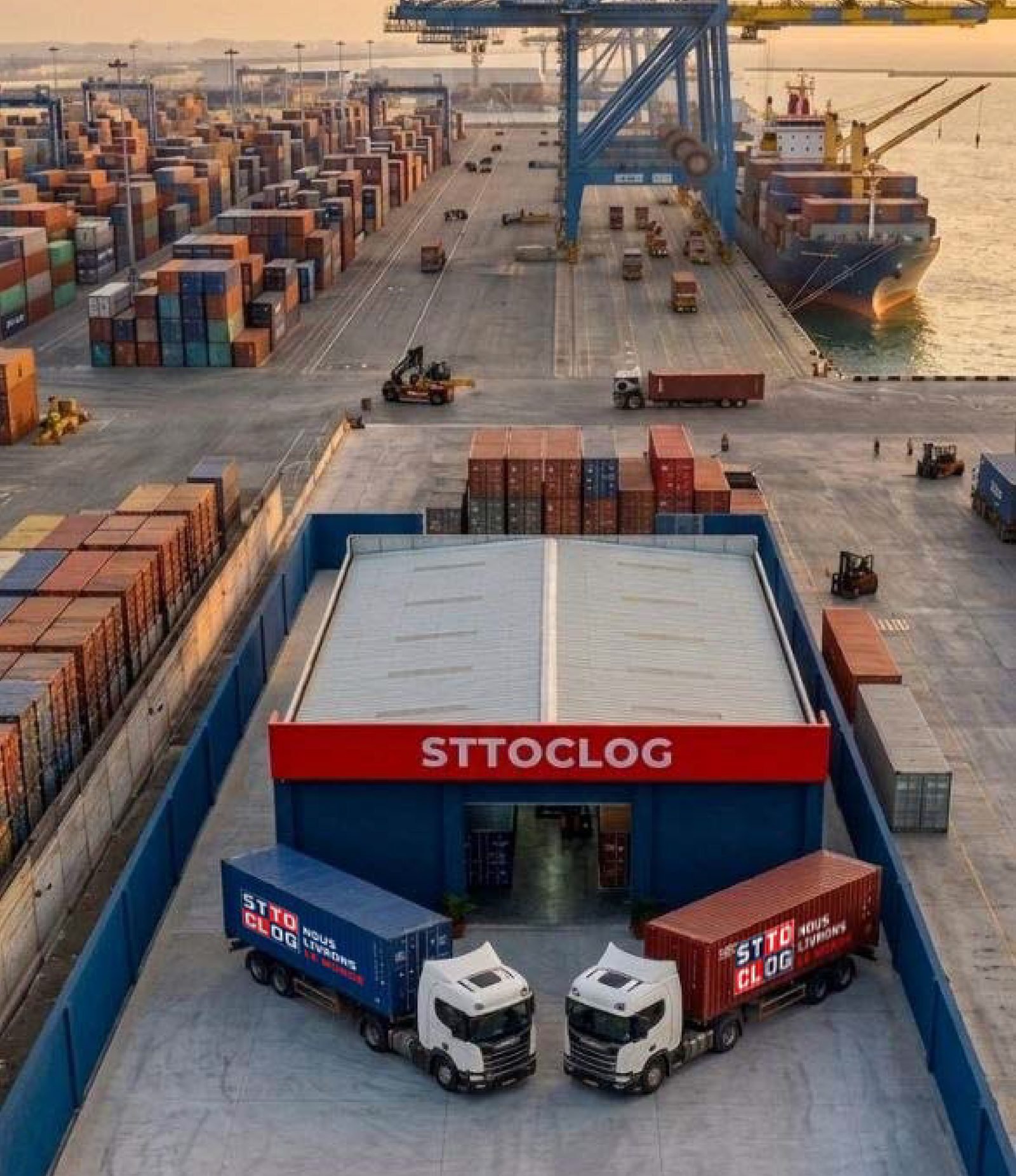 Entrepôt STTOCLOG au port autonome de Nouakchott